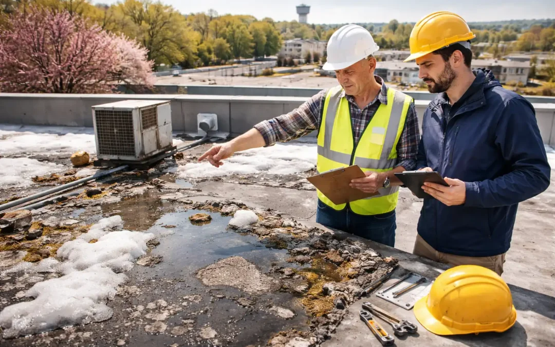 Spring Commercial Roof Inspections in NJ: What Winter Damage Leaves Behind
